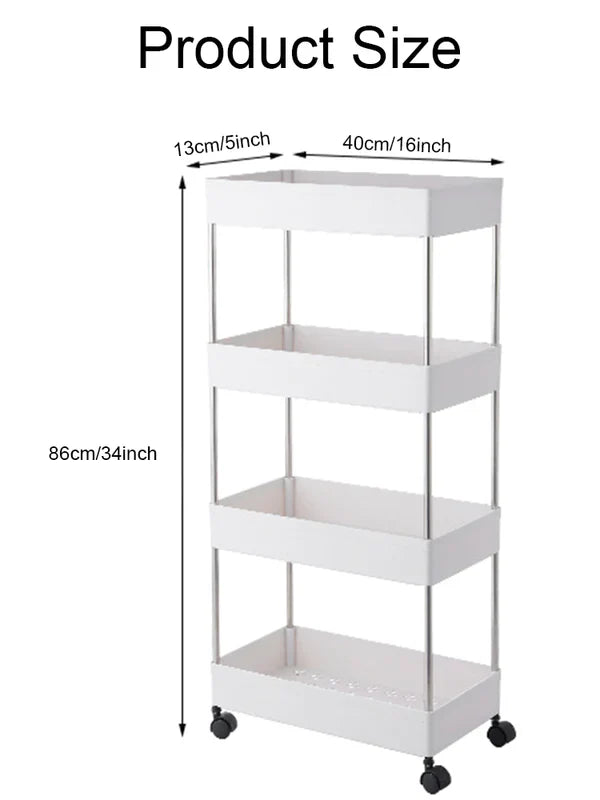 4 LAYER MULTIPURPOSE TROLLEY