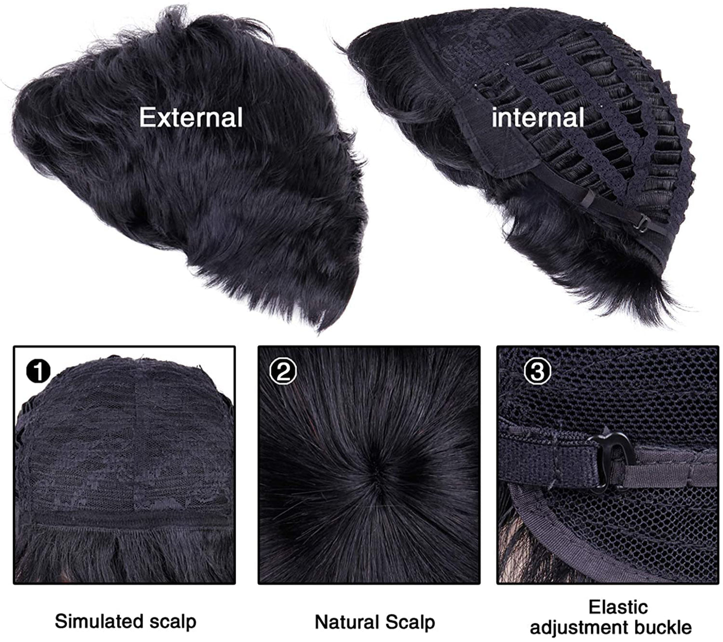 Men's wigs - Second wig half price!