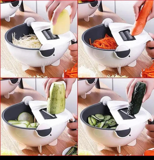 MULTIFUNCTIONAL 9 IN 1 VEGETABLE CUTTER