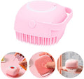 SILICONE BATH BRUSH WITH SOAP DISPENSER
